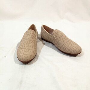Venettini Shoes Girls Loafers New Beige Creme Color Flats Slip On